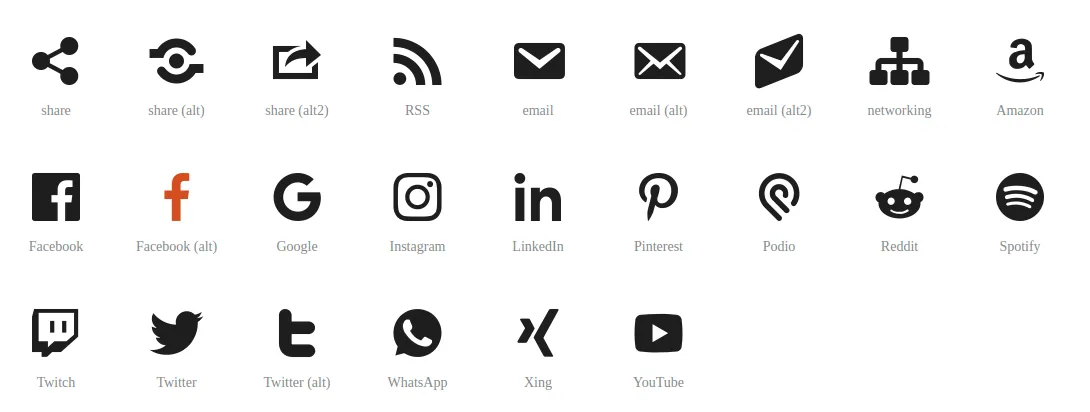 Dashicons