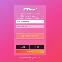 Fit2Social web app