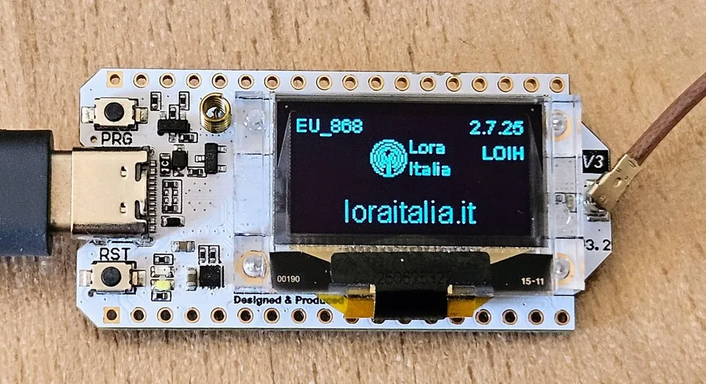 Foto di LoRa Heltec di Diego Betto